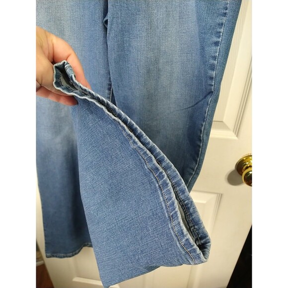 Earl Jeans Woman 16 Flare Medium Denim Casual 5 Pocket Norm Core - Picture 4 of 12